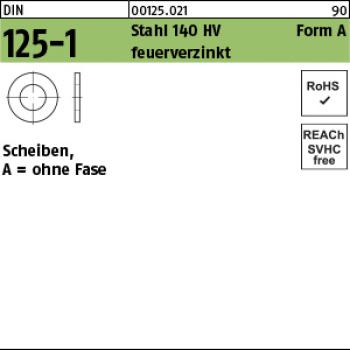 D 125 Stahl 140 HV B 28 - feuerverzinkt