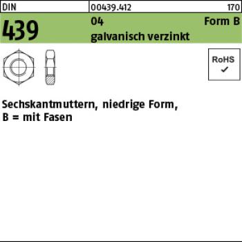 D 439 04 BM 3 - verzinkt