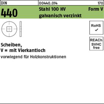 D 440 Stahl R 5,5 - verzinkt