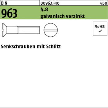 D 963 4.8 M 2 x 6 - verzinkt