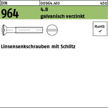 D 964 4.8 M 5 x 10 -H - verzinkt