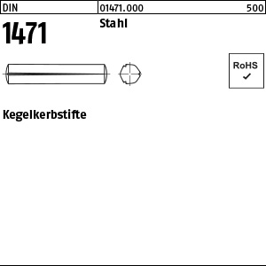 D 1471 Stahl 6 x 40  