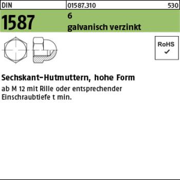 D 1587 6 M 16 - verzinkt