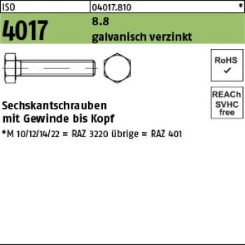 I 4017 8.8 M 12 x 50 - verzinkt