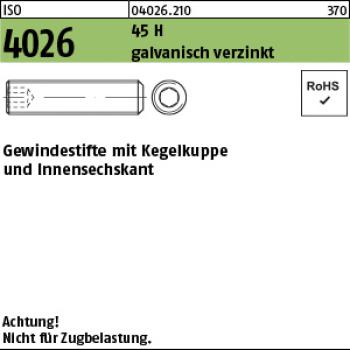 I 4026 45 H M 8 x 30 - verzinkt