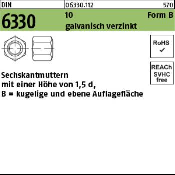 D 6330 10 BM 10 SW 16 - verzinkt