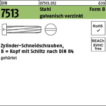 D 7513 Stahl B M 3 x 16 - verzinkt