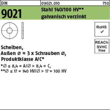 D 9021 Stahl 8,4 - verzinkt