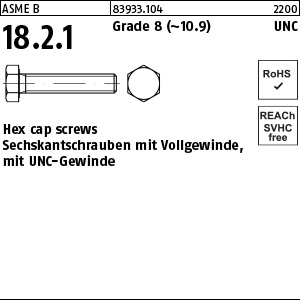 R 83933 Hex cap screws Grade 8 M 5/8" x 1 1/2"