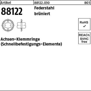 R 88122 Achsen-Klemmringe FSt. 