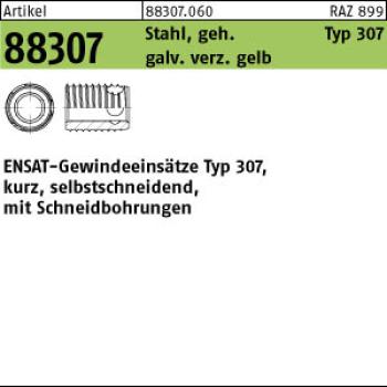 R 88307 ENSAT Stahl gehaertet M 6 - verzinkt