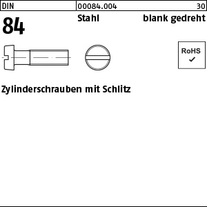 D 84 Stahl M 1 x 2 