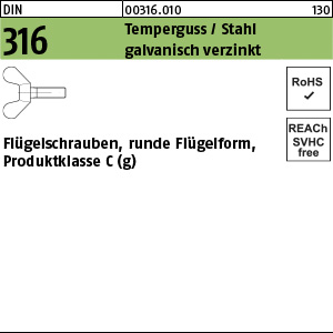 D 316 GT/Stahl M 10 x 40 