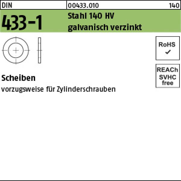 D 433 -1 Stahl 4,3 - verzinkt