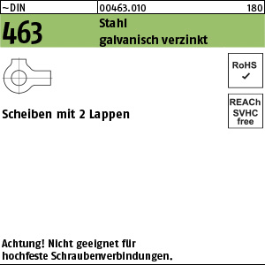 D 463 Stahl 8,4 - verzinkt