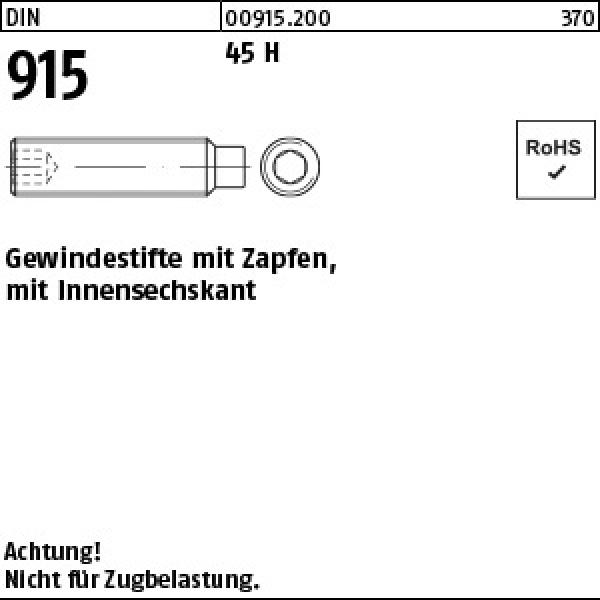 D 915 45 H M 10 x 25