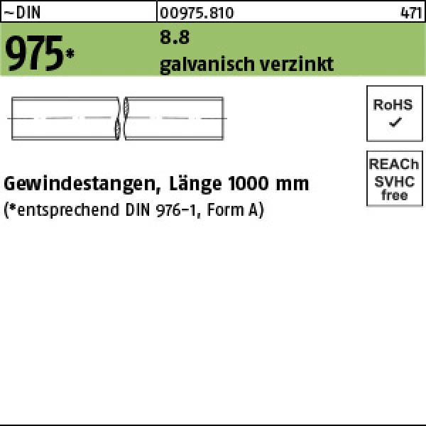 D 975 8.8 M 30 - verzinkt