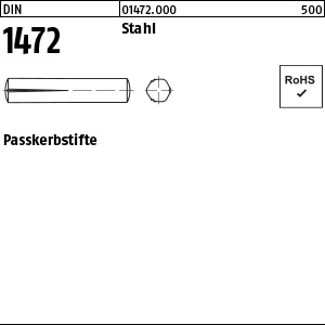 D 1472 Stahl 6 x 45  