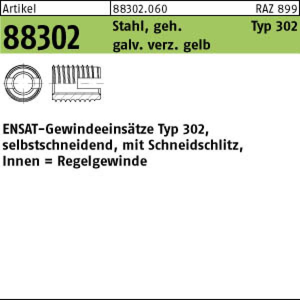 R 88302 ENSAT Stahl gehaertet M 5 - verzinkt