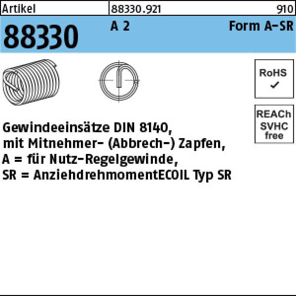 R 88330 AMECOIL Gew.-einsätze A 2 K