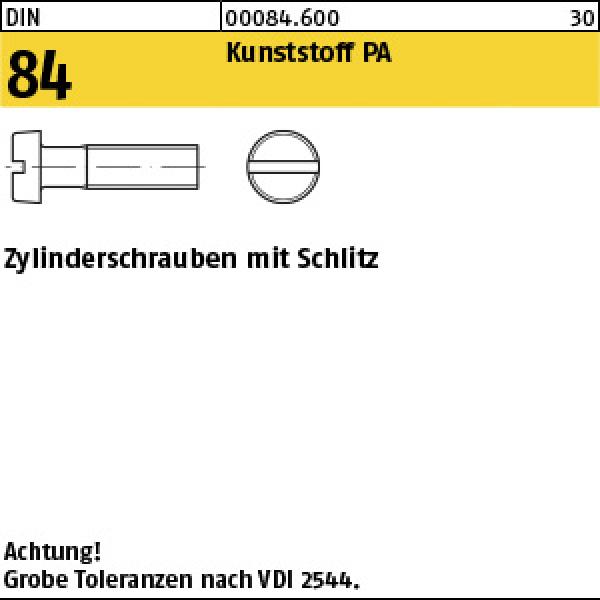 D 84 Kunstst. M 5 x 40 