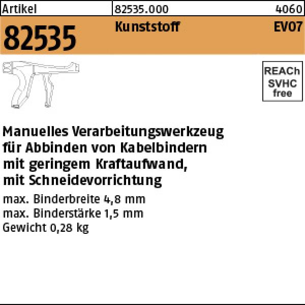 R 82535 Verarbeitungswerkzeug EVO7 4,8mmx1,5mm